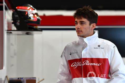 Charles Leclerc Alfa Romeo Sauber F1 Team At Barcelona February Testing