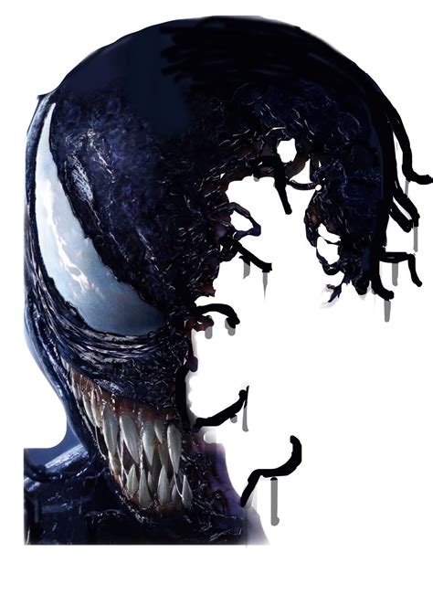 Venom Symbiote Mask Freetoedit Sticker By Nekkidcowboy