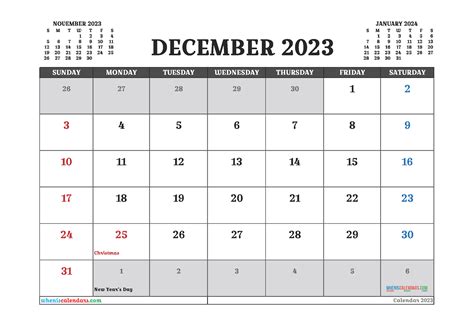 December 2023 Calendar With Holidays Time And Date Calendar 2023 Canada