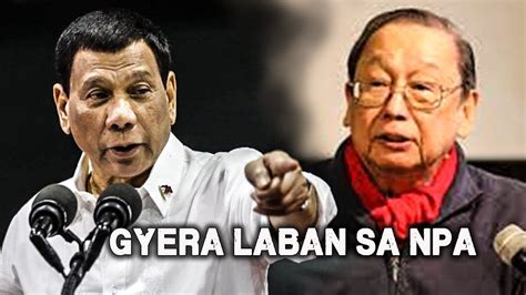 Nagsalita Na Si Pangulong Duterte At Hinamon Si J0ma Sis0n Gyera Laban Youtube