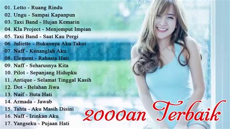 Flashback Lagu Pop Indonesia Tahun 2000an Terbaik Terpopuler Dan