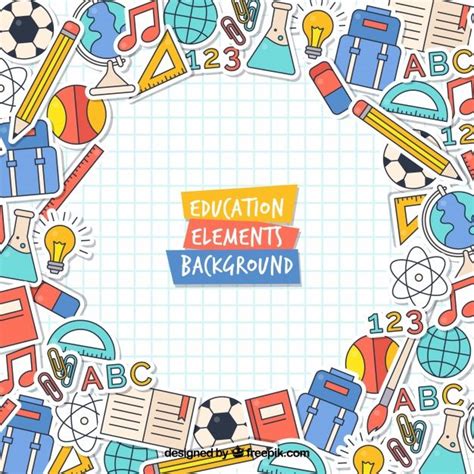 Modern Education Concept Background Education Graphic Design