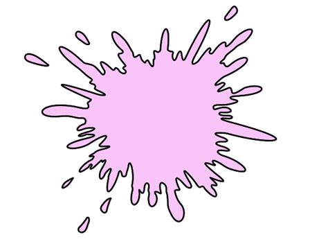 Pink Splash Clip Art At Vector Clip Art Online Royalty