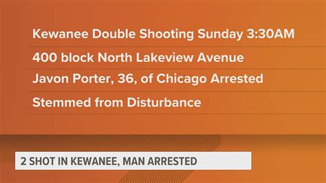 Kewanee Police Capture Possible Suspect In Double Shooting