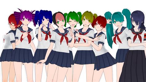 Mmd Yandere Simulator Base