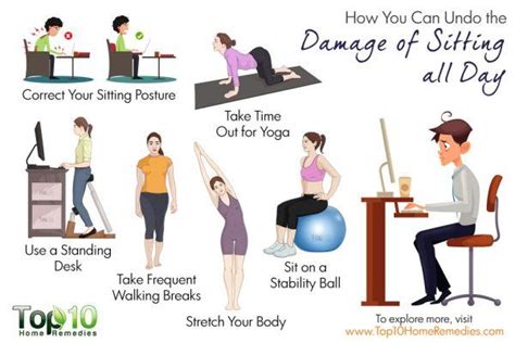 How You Can Undo The Damage Of Sitting All Day Top 10 Home Remedies