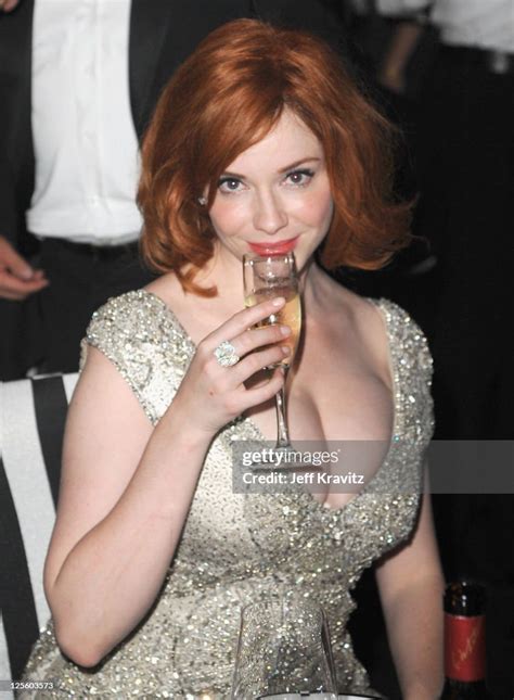 Actress Christina Hendricks Attends The Governors Ball During The Nachrichtenfoto Getty Images