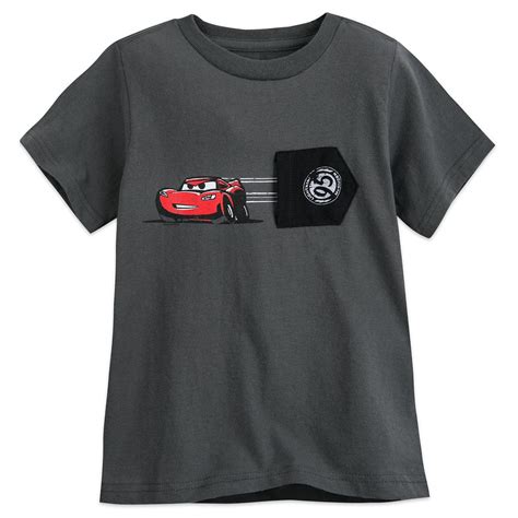 Product Image Of Lightning Mcqueen T Shirt For Boys Gray 1 Kids