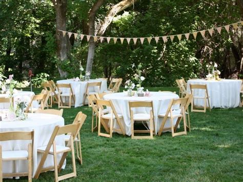 Simple Backyard Wedding Decorations Ideas