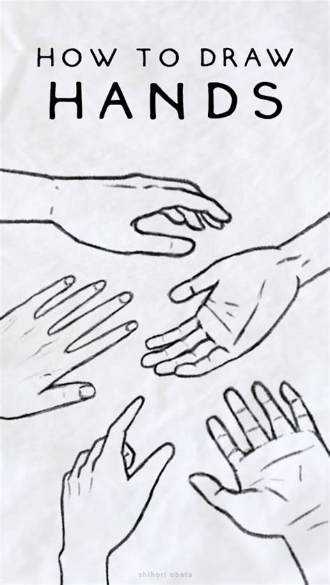 How To Draw Hands Easy Simple Tutorial