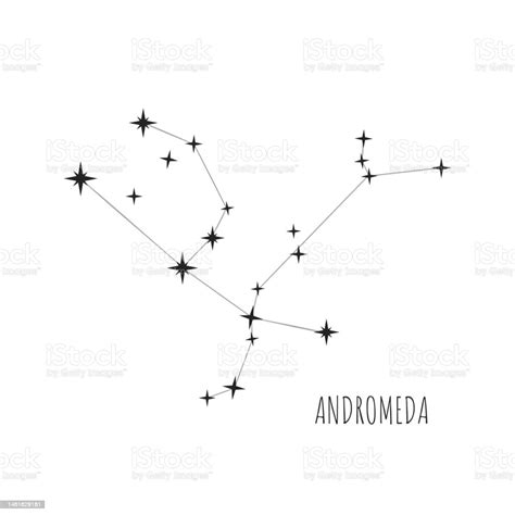 Constellation Andromeda Scheme Stock Illustration Download Image Now