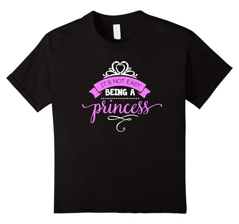 Womens Being Princess T Shirt Black Teechatpro