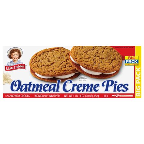 Save On Little Debbie Creme Pies Oatmeal Big Pack 12 Ct Order Online Delivery Giant