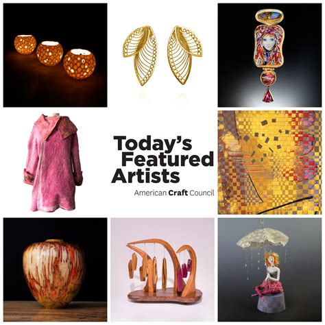 The Cover Of Todays Featured Artists Featuring Artful Crafts And