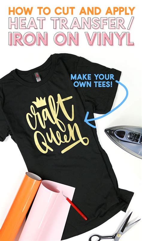 How To Use Heat Transfer Vinyl A Beginners Guide To Cutting And