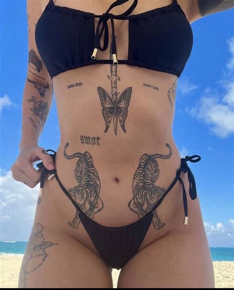 Stomach Tattoos Women Belly Tattoos Hip Tattoos Women New Tattoos