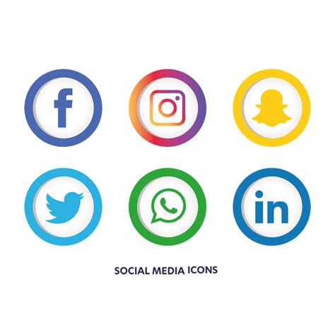 Social Media Icon Transparent Background at Vectorified.com | Collection of Social Media Icon ...