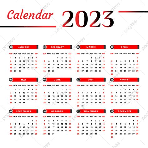 2023 Calendar Planner Vector Art Png 2023 Calendar With Geometric