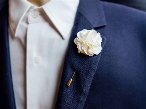 Boutonniere Lapel Pin Wedding Lapel Pin Carnation Prom Etsy