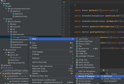 How To Create An Android Studio Plugin With The Adb Connection And