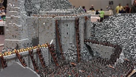 Insane Lego Recreation Of The Battle Of Helms Deep Helms Deep Lego