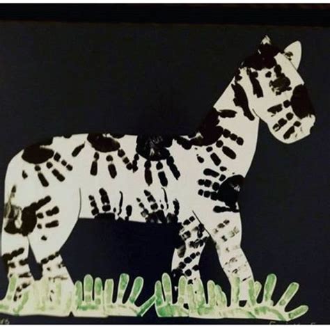 Zebra Craft Idea For Preschoolers
