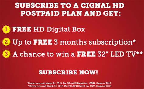 Enjoy up to 30gb internet and unlimited caĺls to all networks with only rm58/month. Cignal Digital TV Gives You Three Reasons To Subscribe to ...