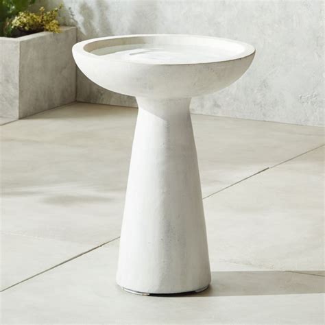 Shop Skinny Dip Bird Bath Natural Clay And Sand Form A Modern Watering