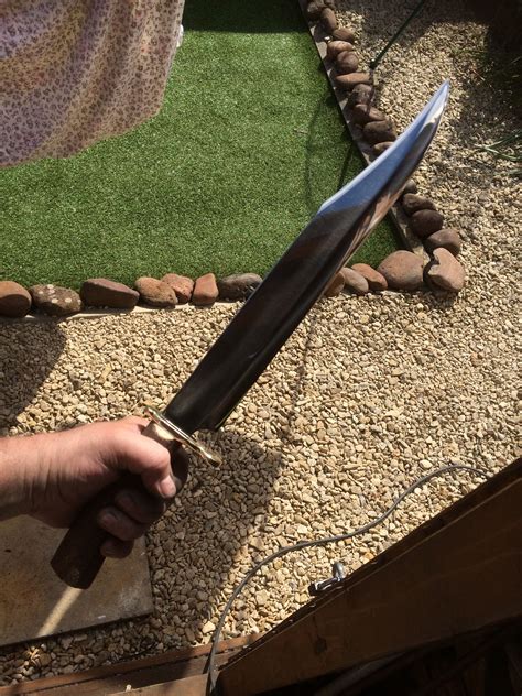 Very Big Bowie 15 Inch Blade But Nice In The Handle Made For A Stage