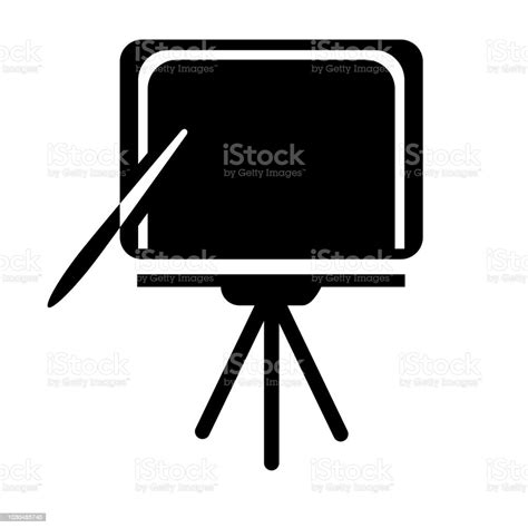 Blackboard Icon Vector Sign And Symbol Isolated On White Background