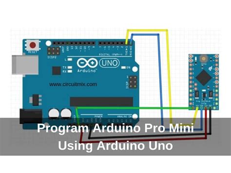 Program Arduino Pro Mini Using Arduino Uno Circuitmix