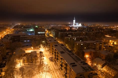 Fileshiauliai At Night In Winter Lithuaniajpeg Wikitravel