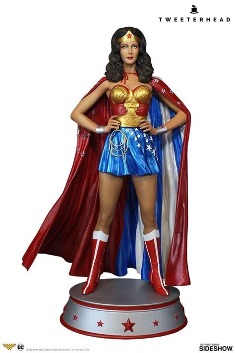 Tweeterhead S Lynda Carter Wonder Woman Maquette Revealed T Shirt Costumes Adult Costumes