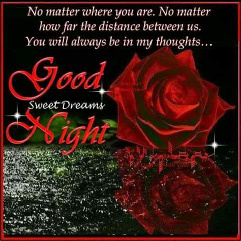 Good Night Sweet Dreams Im Thinking Of You Night