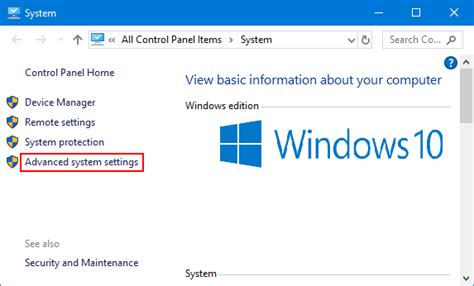 Easy Ways To Open System Properties In Windows 10 Password Recovery
