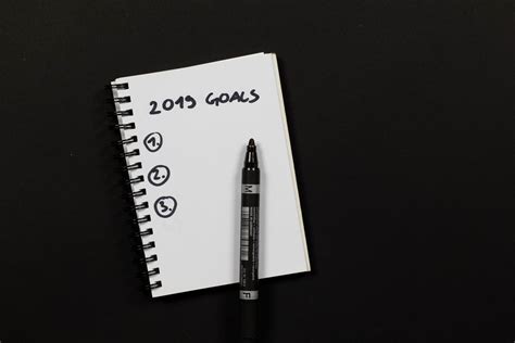 List Of 2019 Goals Creative Commons Bilder