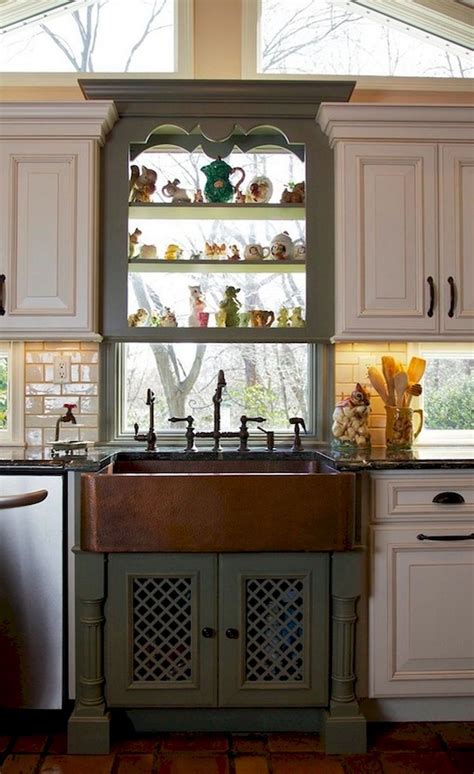 A farmhouse sink is also useful because of the deep basin, faster cleaning, durability, and overall usefulness. 90 pretty farmhouse kitchen cabinet design ideas (57 ...