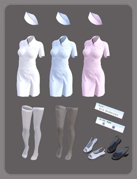 Sexy Nurse Uniform For Genesis 3 Females Daz3d And Poses Stuffs