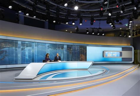 Al Jazeera Newsroom Studio 5 Broadcast Set Design Gallery