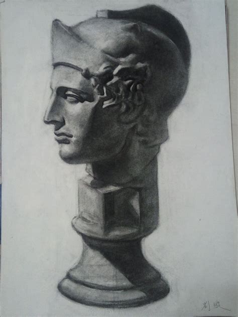 Greek Statue Drawing