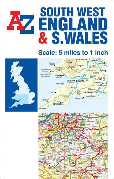 Zz South West England And South Wales Road Map Op Harpercollins