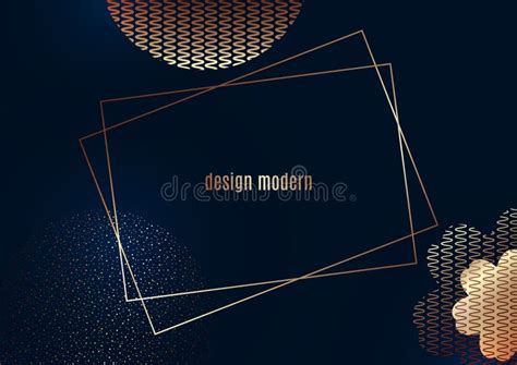 Abstract Geometric Background Textured Geometric Shapes Frame For
