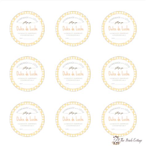 Ideas on how to write an engaging thank you email subject line. Free Printable Mason Jar Labels for Dulce de Leche - The ...