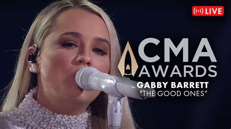 gabby barrett the good ones cma awards 2021 youtube