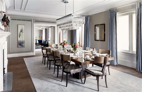 Great British Interior Designers British Design Luxury Dining Room