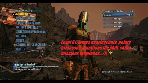Use the above links or scroll down see all to the pc cheats we have available for borderlands 2. Borderlands 2: Tuto/Cheat Save level 61/72 PS3/PC/XBOX360 ...