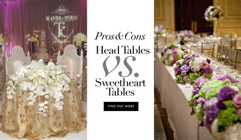 Should You Have A Head Table Or A Sweetheart Table At Your Reception