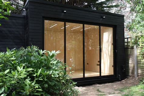 They provide easy access to all your bits and bobs, but it's important to keep them free of clutter. office in the garden | Garden cabins, Small garden office ...