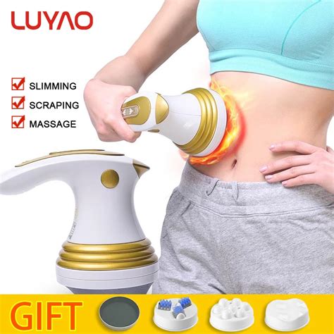 Luyao 3 In 1 Electric Slimming Shaper Roller Massager Anti Cellulite Body Vibration Massage Loss