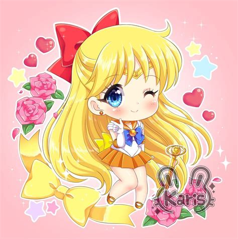 Sailor Venus Chibi By Karis Coba Sailor Moon Cakes Arte Sailor Moon